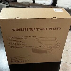 Record player new in box